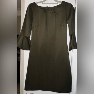 New York & Company Women’s Olive Green Quarter Sleeve Dress - Sz: XS